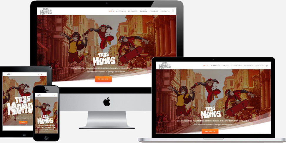 Tres Monos - Sitio web empresa Bolivia